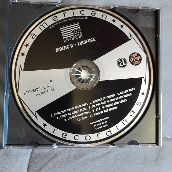 Danzig - Danzig II Lucifuge (CD, 1990, Def American) Rick Rubin, Misfits - Picture 5 of 5